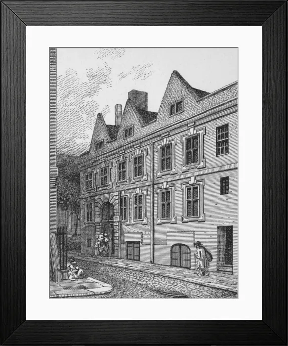 Framed Print : Principal entrance to Leathersellers Hall, City of London, 1801 (1911) Framed Print : Principal entrance to Leathersellers Hall, City of London, 1801 (1911)