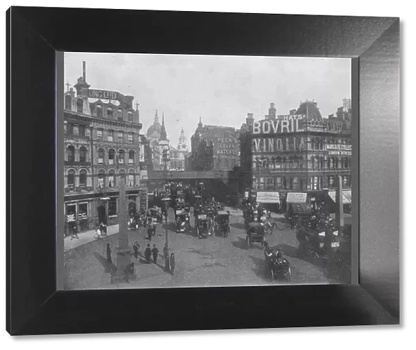 Ludgate Circus and Ludgate Hill, City of London, c1910 (1911). Artist: Photochrom Co Ltd of London