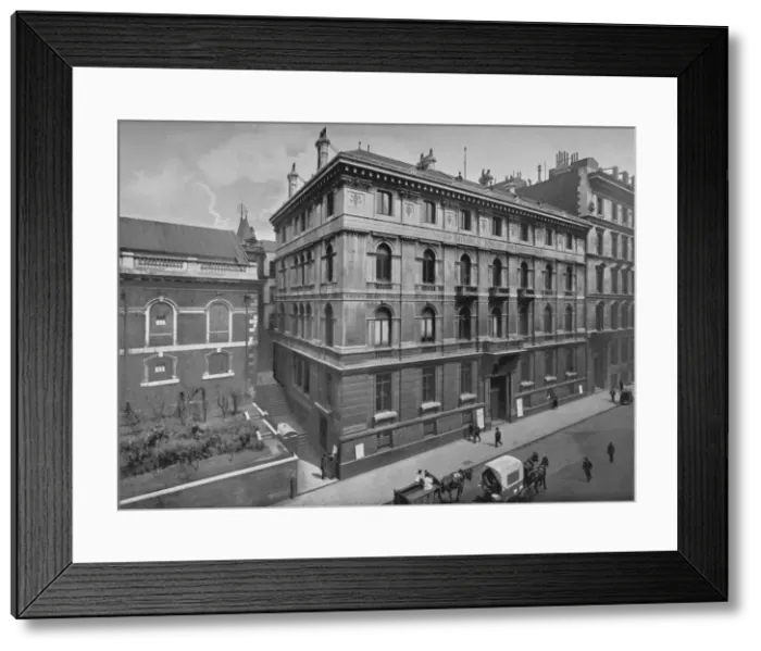 Framed Print : British and Foreign Bible Society House, City of London, c1890 (1911). Artist: Pictorial Agency Framed Print : British and Foreign Bible Society House, City of London, c1890 (1911). Artist: Pictorial Agency