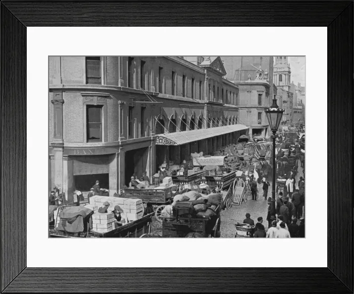 Framed Print : Billingsgate Market, City of London, c1900 (1911). Artist: Pictorial Agency Framed Print : Billingsgate Market, City of London, c1900 (1911). Artist: Pictorial Agency