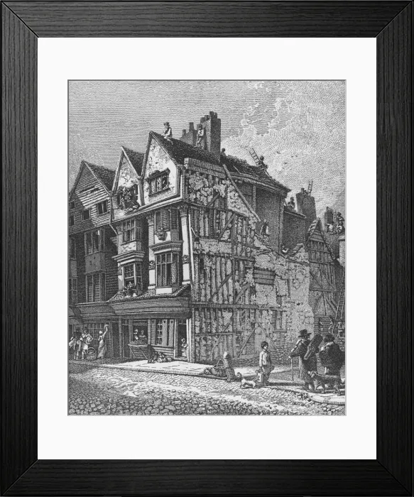 Framed Print : Long Lane, Smithfield, City of London, 1810 (1911). Artist: John Thomas Smith Framed Print : Long Lane, Smithfield, City of London, 1810 (1911). Artist: John Thomas Smith