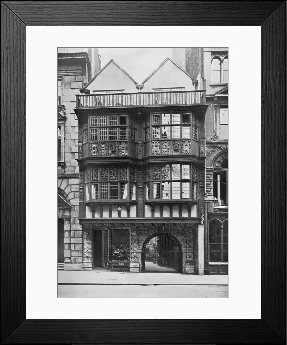 Framed Print : Inner Temple Gate House, City of London, c1900 (1911) Framed Print : Inner Temple Gate House, City of London, c1900 (1911)