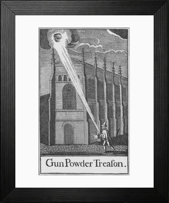 Framed Print : Gun Powder Treason, c1605 (1903) Framed Print : Gun Powder Treason, c1605 (1903)