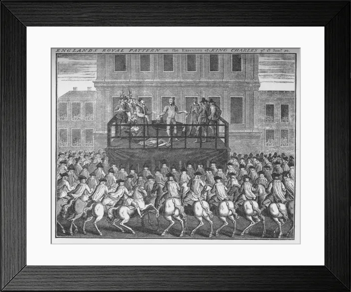 Framed Print : The execution of King Charles I, 30 January 1649, c1735 (1903) Framed Print : The execution of King Charles I, 30 January 1649, c1735 (1903)