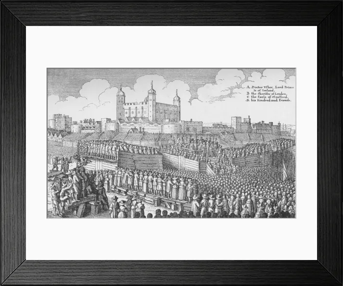 Framed Print : The execution of the Earl of Strafford on Tower Hill, London, 12 May 1641 (1903) Framed Print : The execution of the Earl of Strafford on Tower Hill, London, 12 May 1641 (1903)