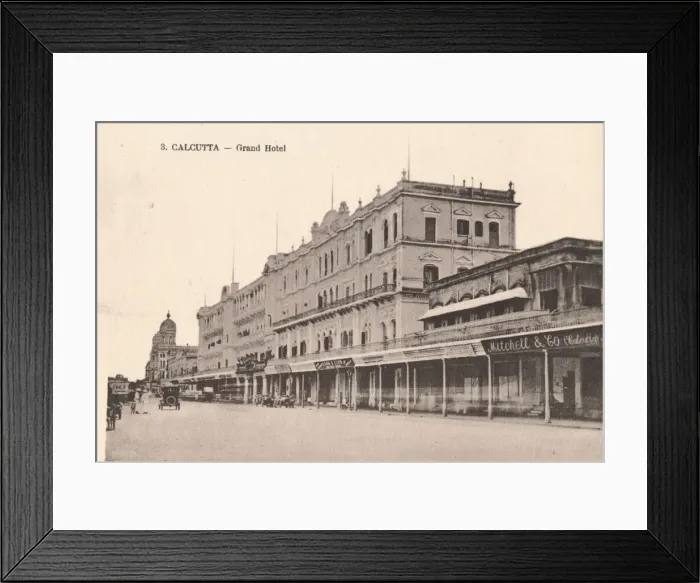 Framed Print : Calcutta - Grand Hotel, c1905 Framed Print : Calcutta - Grand Hotel, c1905