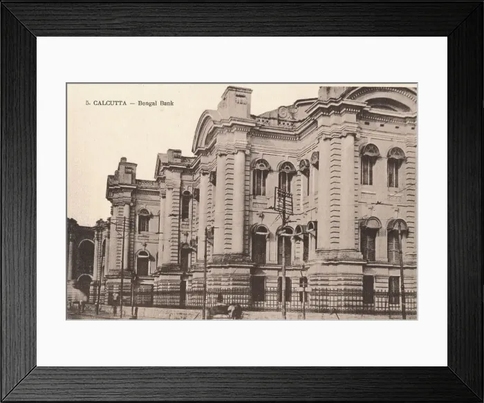Framed Print : Calcutta - Bengal Bank, c1900