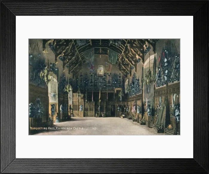 Framed Print : Banqueting Hall, Edinburgh Castle, c1930 Framed Print : Banqueting Hall, Edinburgh Castle, c1930
