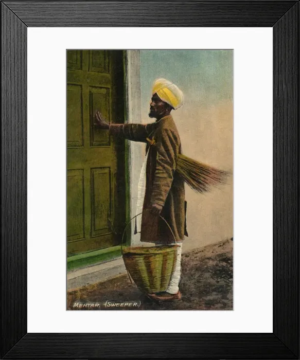 Framed Print : Mehtar. (Sweeper), c1900 Framed Print : Mehtar. (Sweeper), c1900