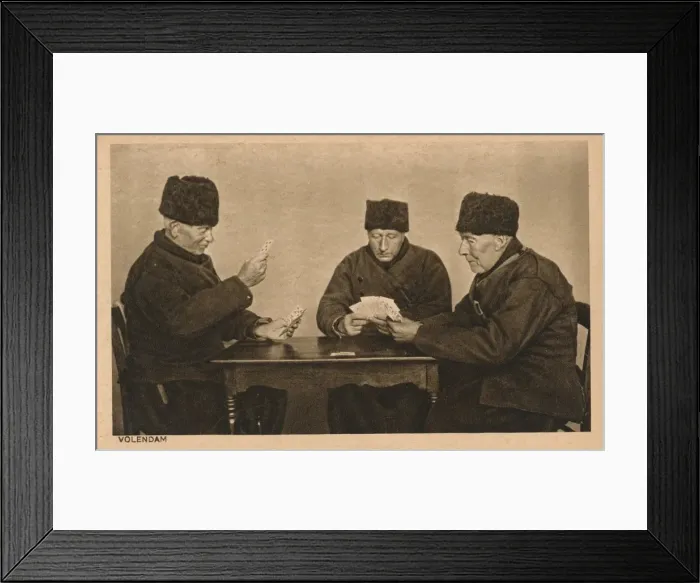Framed Print : Volendam, c1900 Framed Print : Volendam, c1900