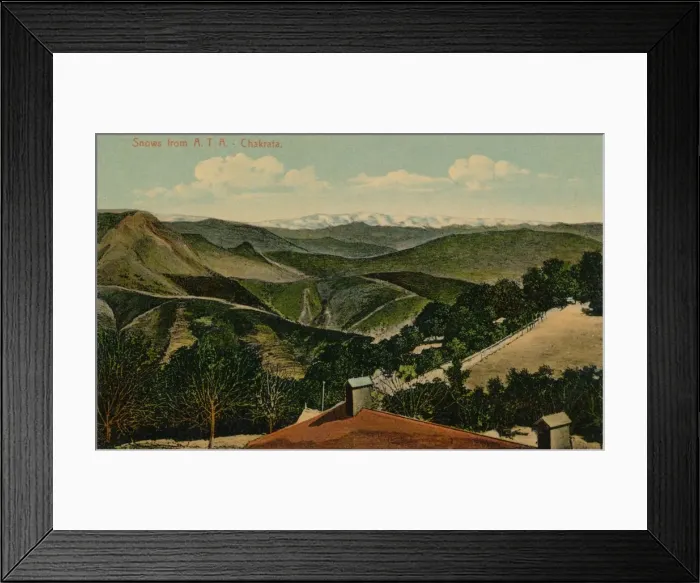 Framed Print : Snows from A. T. A. Chakrata, c1938 Framed Print : Snows from A. T. A. Chakrata, c1938