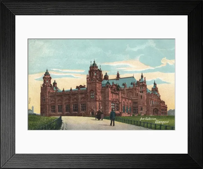 Framed Print : Art Galleries, Glasgow, c1904 Framed Print : Art Galleries, Glasgow, c1904
