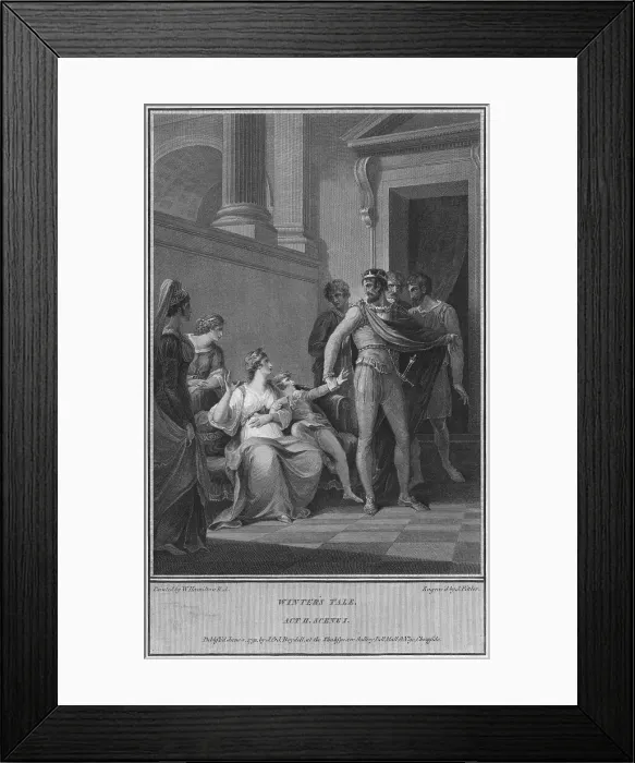 Framed Print : Winters Tale. Act II. Scene I, 1793. Artist: James Fittler