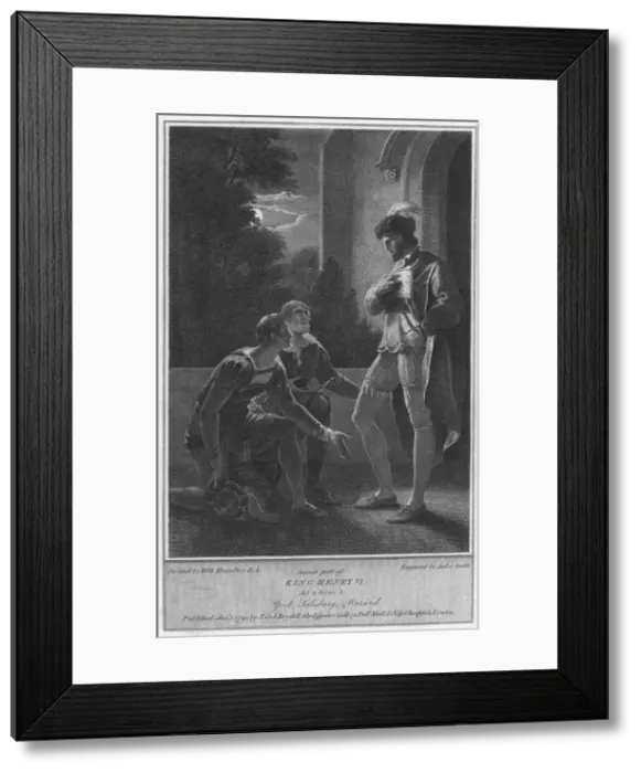 Framed Print : Second part of King Henry VI. Act 2. Scene 2. York, Salisbury & Warwick, 1795. Artist: Anker Smith Framed Print : Second part of King Henry VI. Act 2. Scene 2. York, Salisbury & Warwick, 1795. Artist: Anker Smith