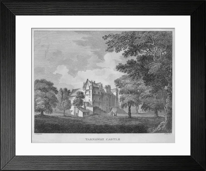 Framed Print : Tarnaway Castle, 1804. Artist: James Fittler Framed Print : Tarnaway Castle, 1804. Artist: James Fittler
