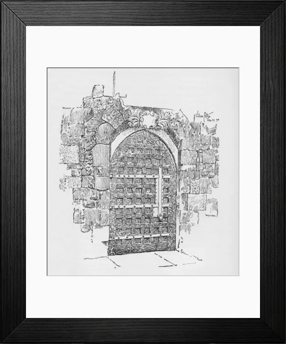 Framed Print : Door to the Chapel of Edward The Confessor; Now Pyx Office, c1897. Artist: William Patten Framed Print : Door to the Chapel of Edward The Confessor; Now Pyx Office, c1897. Artist: William Patten