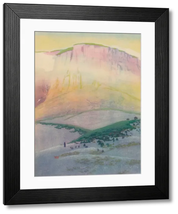 Framed Print : The Last Gleam, Corsica, c1920, (1928). Artist: William Giles Framed Print : The Last Gleam, Corsica, c1920, (1928). Artist: William Giles