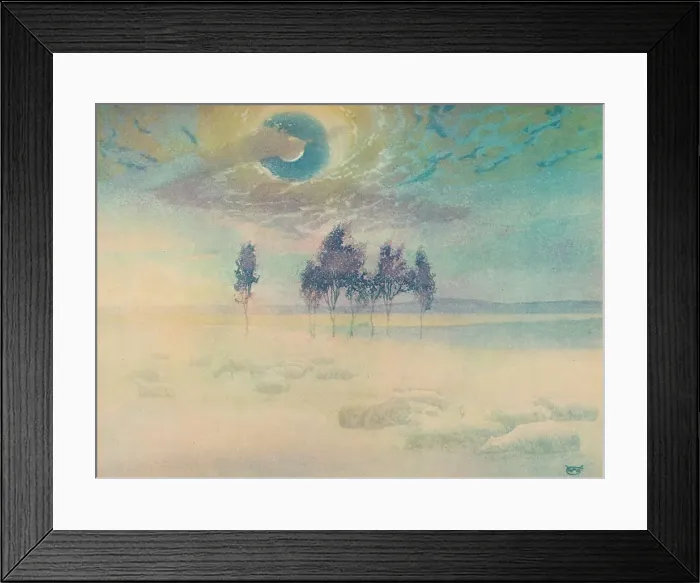 Framed Print : October Mist, c1920, (1928). Artist: William Giles Framed Print : October Mist, c1920, (1928). Artist: William Giles