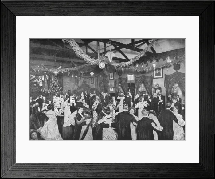 Framed Print : A Christmas dance at the German Gymnasium, London, c1902 (1903) Framed Print : A Christmas dance at the German Gymnasium, London, c1902 (1903)