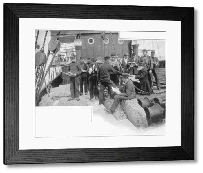Framed Print : With Jack afloat, St Andrews Waterside Mission, London, c1903 (1903) Framed Print : With Jack afloat, St Andrews Waterside Mission, London, c1903 (1903)