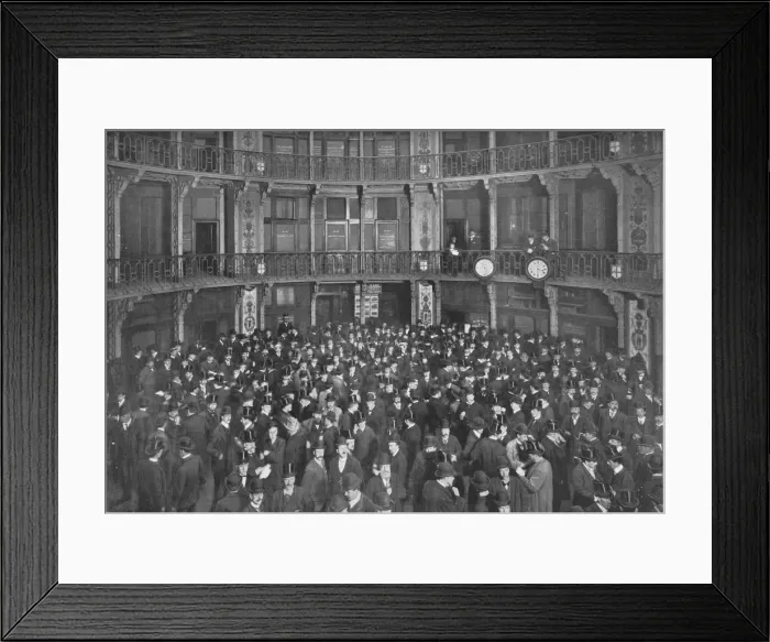 Framed Print : In the Coal Exchange, City of London, c1903 (1903)