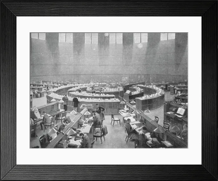 Framed Print : The Reading Room at the British Museum, London, c1903 (1903) Framed Print : The Reading Room at the British Museum, London, c1903 (1903)