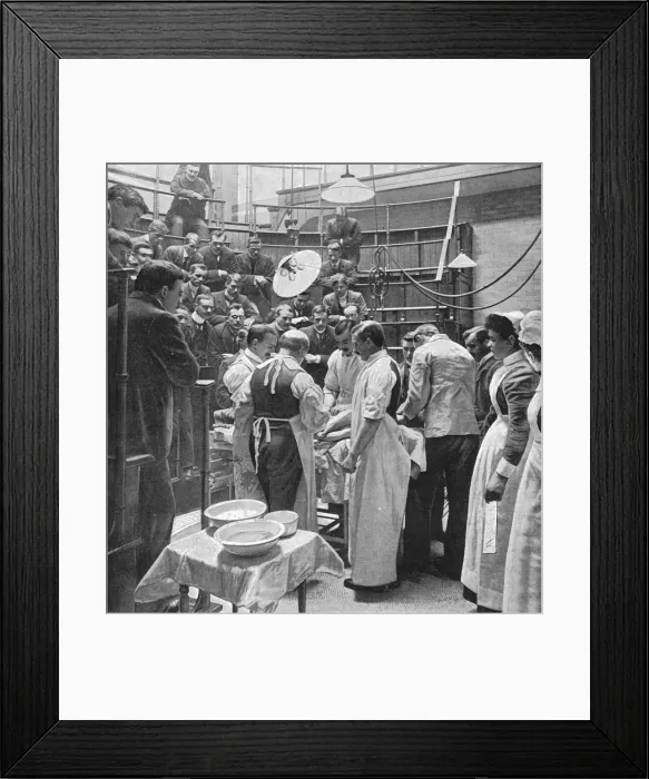 Framed Print : An operation at Charing Cross Hospital, London, 1901 (1903). Artist: Time Life Pictures Framed Print : An operation at Charing Cross Hospital, London, 1901 (1903). Artist: Time Life Pictures