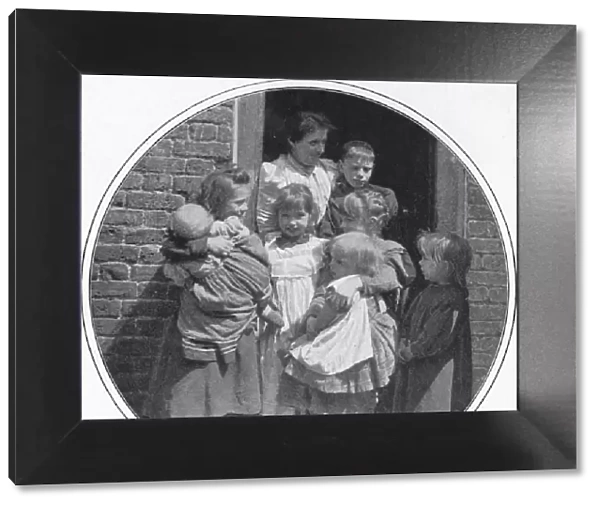 A happy little group, London, c1901 (1901)