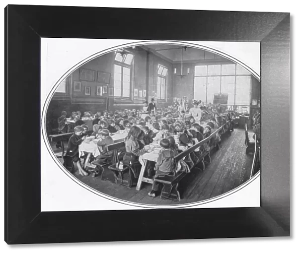A Ragged School Union dinner, Camberwell, London, c1901 (1901)
