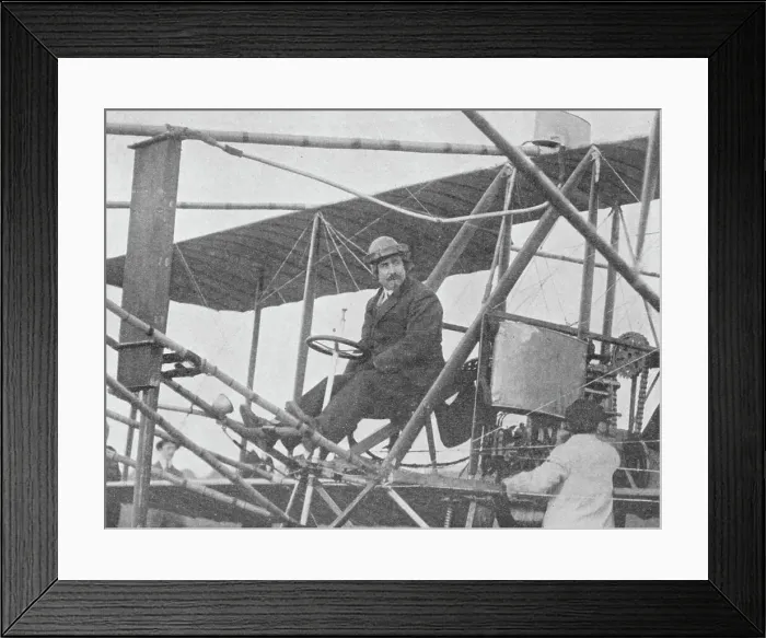 Framed Print : Samuel Franklin Cody, American aviation pioneer, 1913 (1934). Artist: Flight Photo Framed Print : Samuel Franklin Cody, American aviation pioneer, 1913 (1934). Artist: Flight Photo