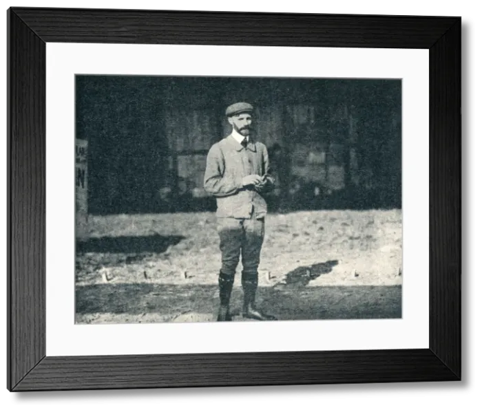 Framed Print : Henri Farman, French aircraft designer, constructor and pilot, c1910 (1933). Artist: Flight Photo Framed Print : Henri Farman, French aircraft designer, constructor and pilot, c1910 (1933). Artist: Flight Photo