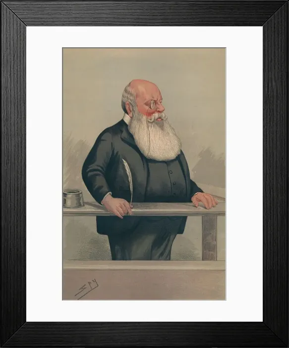 Framed Print : Richard Pigott, 1889. Artist: Sir Leslie Matthew Ward Framed Print : Richard Pigott, 1889. Artist: Sir Leslie Matthew Ward