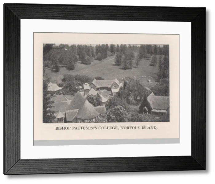 Framed Print : Bishop Pattesons College, Norfolk Island, 1912. Artist: John Watt Beattie Framed Print : Bishop Pattesons College, Norfolk Island, 1912. Artist: John Watt Beattie