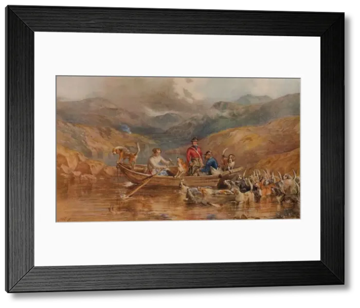 Framed Print : The Highland Ferry, 1857, (1938). Artist: John Frederick Tayler Framed Print : The Highland Ferry, 1857, (1938). Artist: John Frederick Tayler