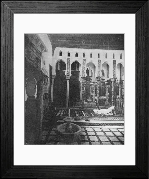 Framed Print : Pierre Loti in his Mosque, c1895, (1903). Artist: E Montastier Framed Print : Pierre Loti in his Mosque, c1895, (1903). Artist: E Montastier