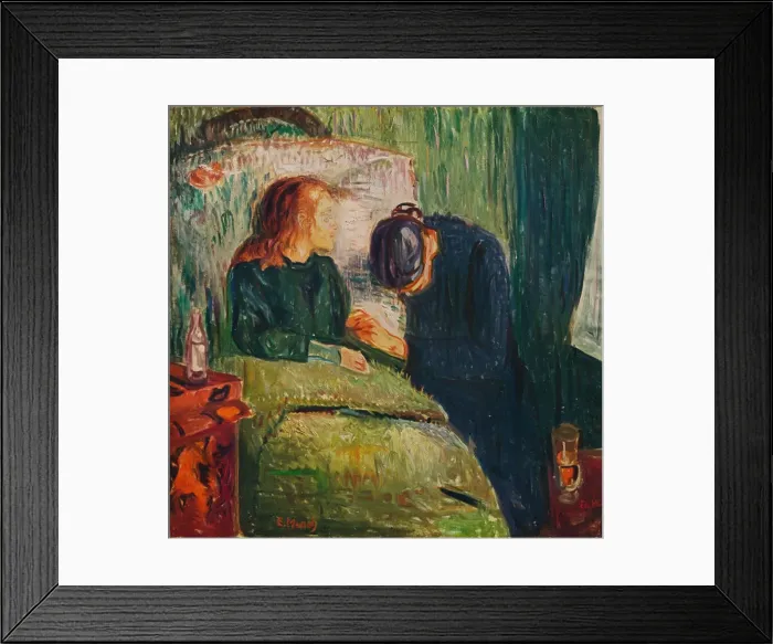 Framed Print : The Sick Child, 1907. Artist: Edvard Munch Framed Print : The Sick Child, 1907. Artist: Edvard Munch