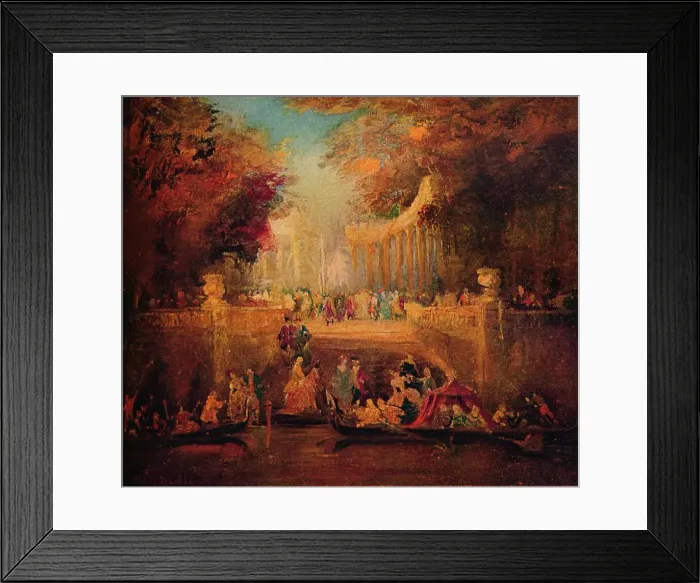 Framed Print : Fete Champetre, c1870. Artist: Adolphe Monticelli Framed Print : Fete Champetre, c1870. Artist: Adolphe Monticelli