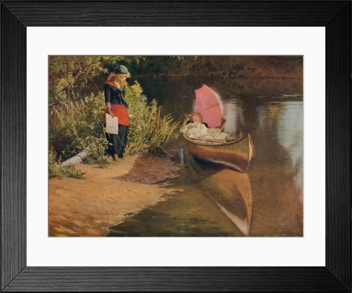 Framed Print : Marooned, 1909. Artist: Edward John Gregory Framed Print : Marooned, 1909. Artist: Edward John Gregory