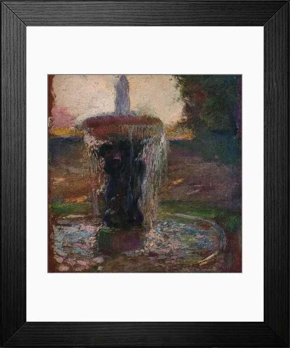 Framed Print : Dans Le Parc De St. Cloud, c1905. Artist: Gaston la Touche Framed Print : Dans Le Parc De St. Cloud, c1905. Artist: Gaston la Touche