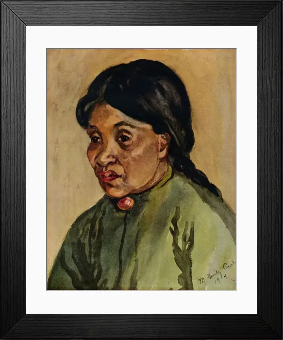 Framed Print : Illustration from Klee Wyck, 1914. Artist: Emily Carr Framed Print : Illustration from Klee Wyck, 1914. Artist: Emily Carr