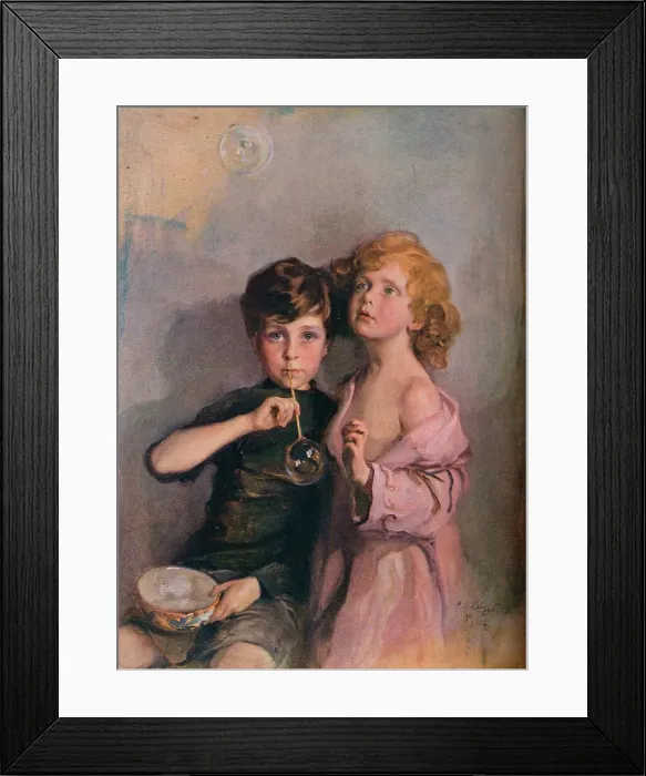 Framed Print : My Children, Stephen and Paul, c1910. Artist: Philip A de Laszlo Framed Print : My Children, Stephen and Paul, c1910. Artist: Philip A de Laszlo