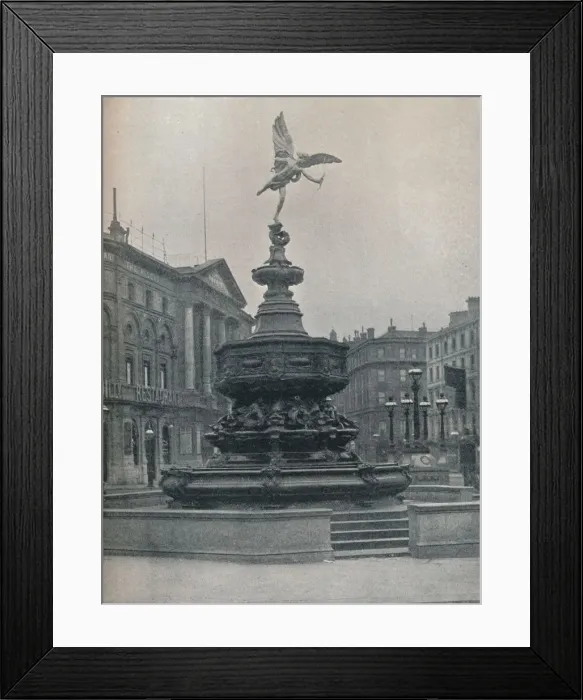 Framed Print : Shaftesbury Memorial Fountain, c1909. Artist: Frederick Hollyer Framed Print : Shaftesbury Memorial Fountain, c1909. Artist: Frederick Hollyer