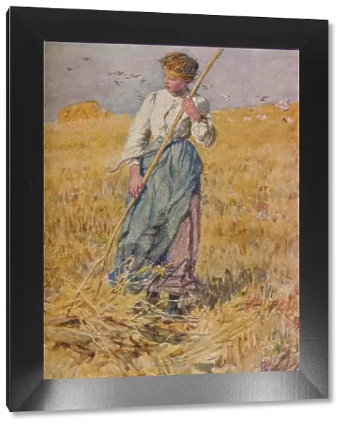Gleaning Oats, France, c1900. Artist: Lionel Percy Smythe