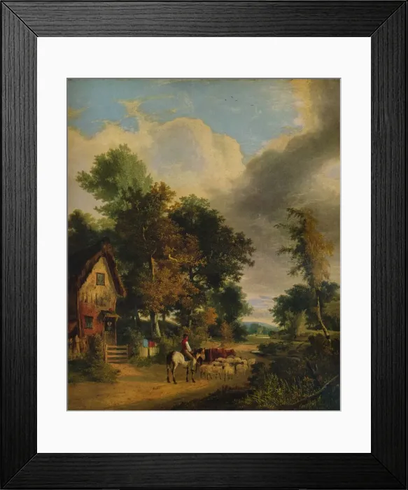 Framed Print : Grove Scene, Norwich, c1827, (1938). Artist: George Vincent Framed Print : Grove Scene, Norwich, c1827, (1938). Artist: George Vincent
