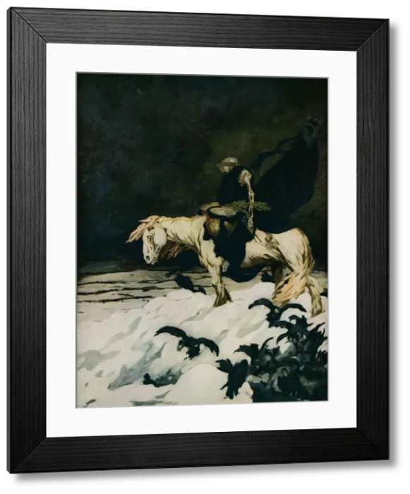 Framed Print : The Retreat from Moscow, 1911, (1918). Artist: Stephen Baghot De La Bere Framed Print : The Retreat from Moscow, 1911, (1918). Artist: Stephen Baghot De La Bere