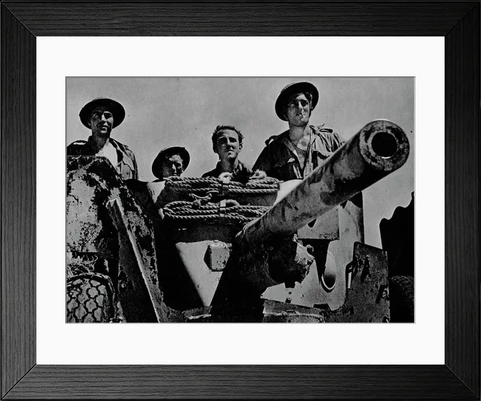 Framed Print : and the gunners wait, 1942 (1944) Framed Print : and the gunners wait, 1942 (1944)
