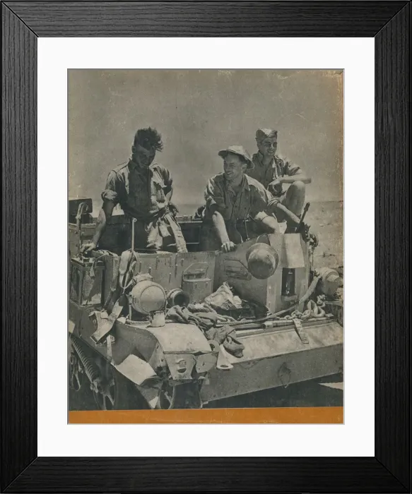 Framed Print : Back cover of The Eighth Army, 1944 Framed Print : Back cover of The Eighth Army, 1944