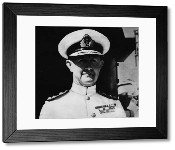 Framed Print : Admiral Andrew Browne Cunningham, 1st Viscount Cunningham of Hyndhope, c1940 (1943) Framed Print : Admiral Andrew Browne Cunningham, 1st Viscount Cunningham of Hyndhope, c1940 (1943)