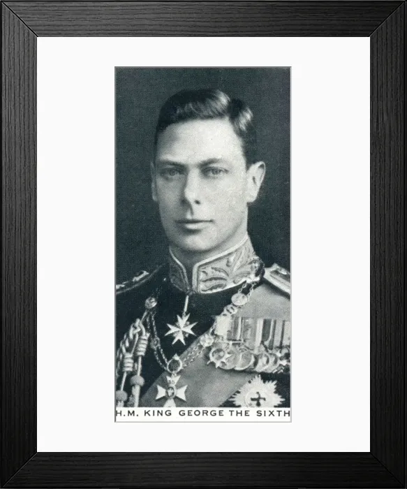 Framed Print : HM King George The Sixth, 1937 Framed Print : HM King George The Sixth, 1937