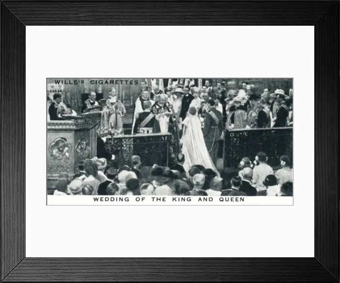 Framed Print : Wedding of the King and Queen, 1923 (1937) Framed Print : Wedding of the King and Queen, 1923 (1937)